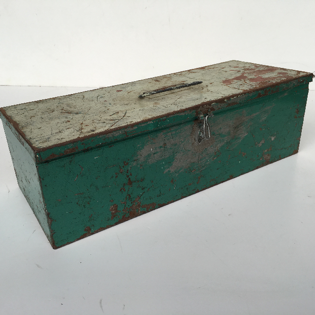 FISHING, Tackle Box Green Metal